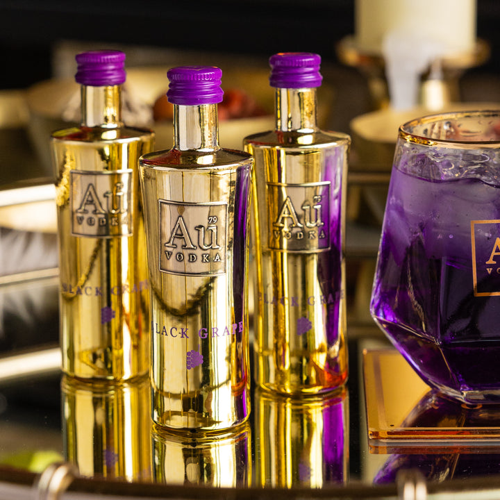 Au Vodka Black Grape Miniature