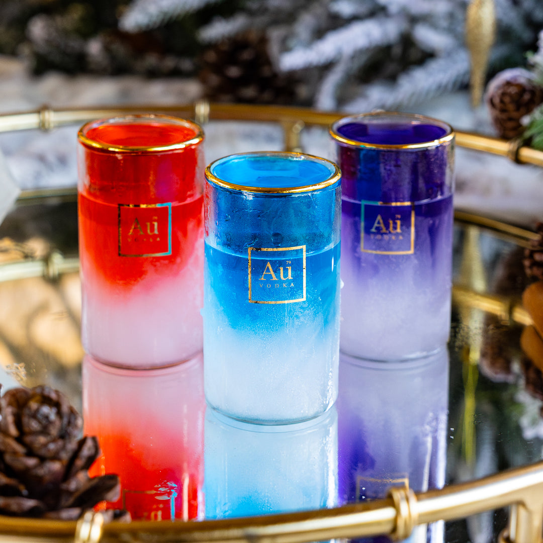 Au Frosted Shot Glass – Au Vodka Europe - Main Image
