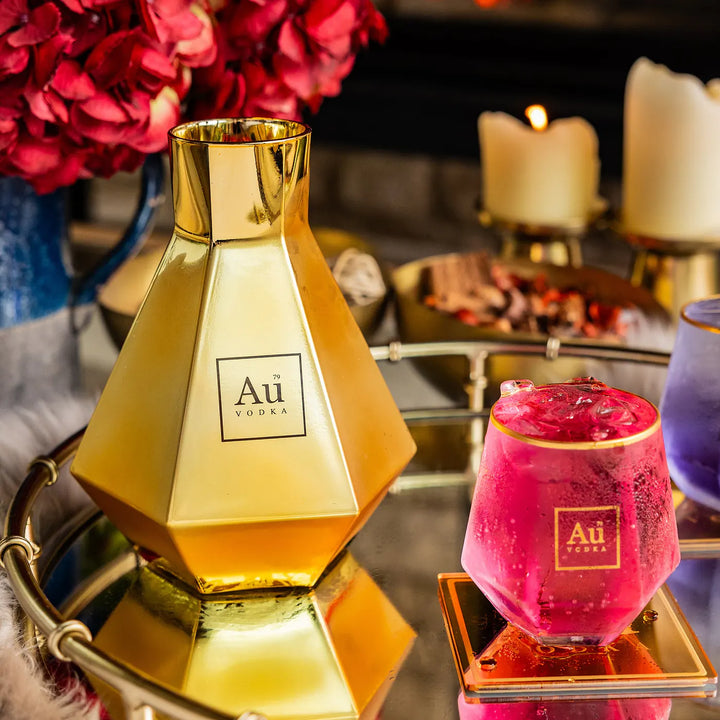 Au Vodka Gold Decanter