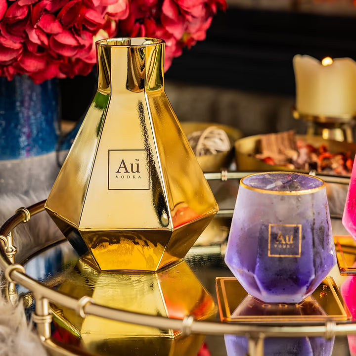Au Vodka Gold Decanter