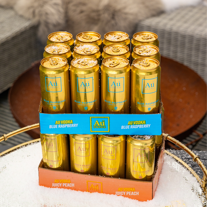 Au Vodka Pre-Mixed Cans - 24 Variety Pack