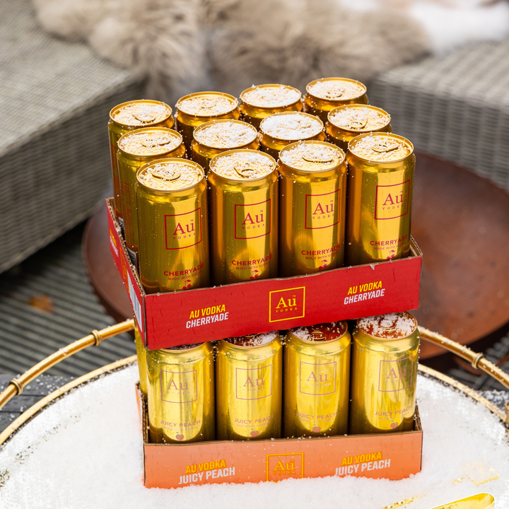 Au Vodka Pre-Mixed Cans - 24 Variety Pack