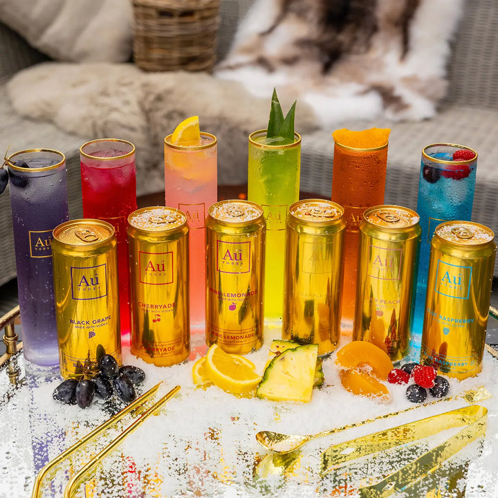 Au Vodka Pre-Mixed Collection - 72 Pack